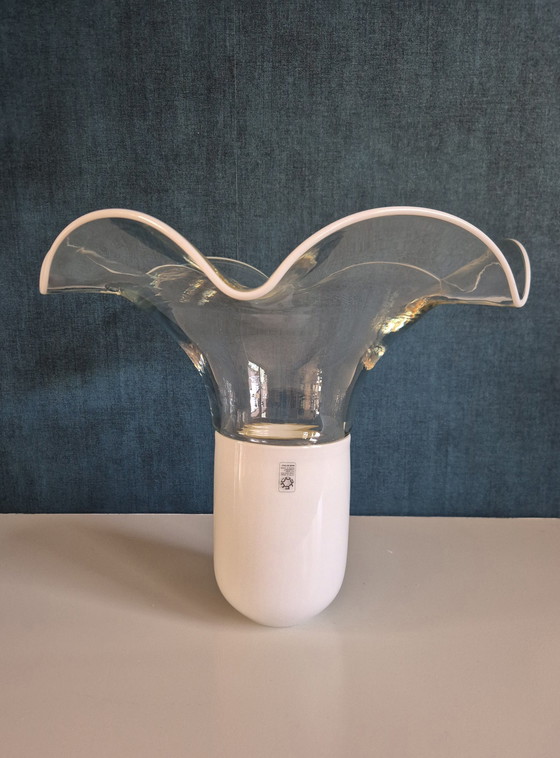 Image 1 of Vintage Hanglamp / Leucos Italia / Murano Glass