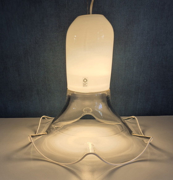 Image 1 of Vintage Hanglamp / Leucos Italia / Murano Glass