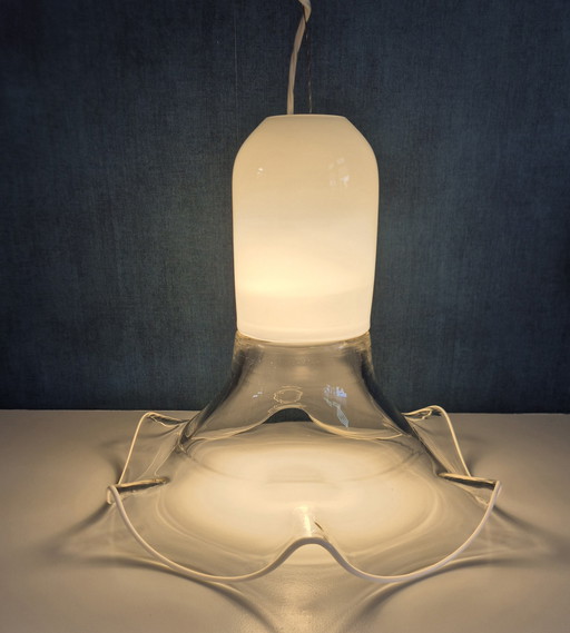 Vintage Hanglamp / Leucos Italia / Murano Glass