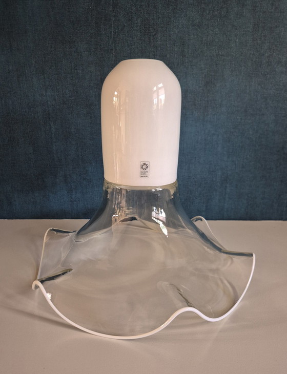 Image 1 of Vintage Hanglamp / Leucos Italia / Murano Glass