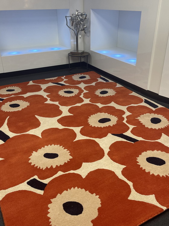 Image 1 of Brink & Campman Unikko Orange Red Tapijt 200 X 280