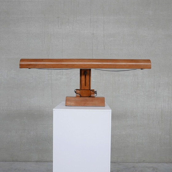 Image 1 of Vintage eiken lamp, België 1940