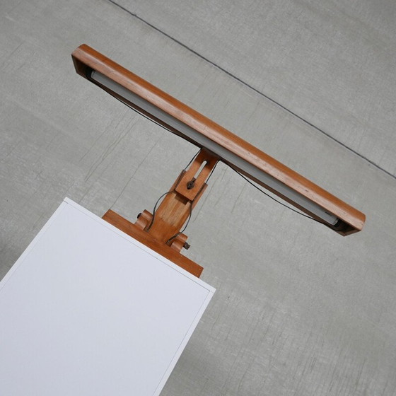 Image 1 of Vintage eiken lamp, België 1940