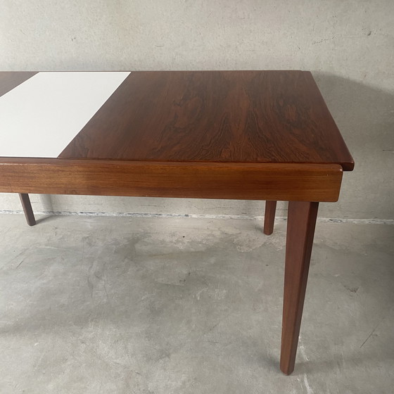 Image 1 of Vintage uitschuifbare Palissander Eetkamertafel 