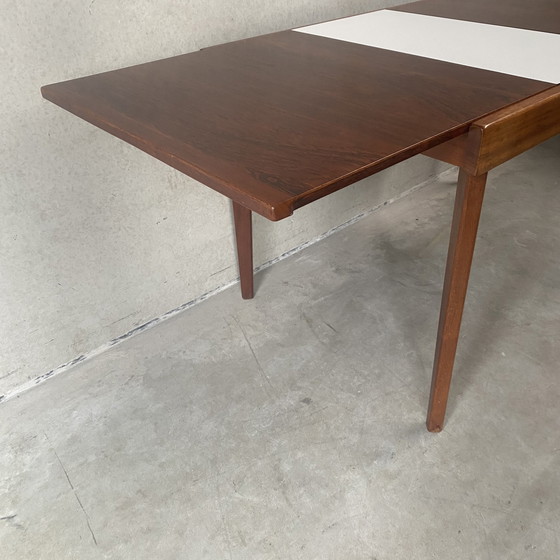 Image 1 of Vintage uitschuifbare Palissander Eetkamertafel 
