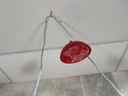Kartell FL/Y Transparent rood lamp