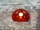 Kartell FL/Y Transparent rood lamp