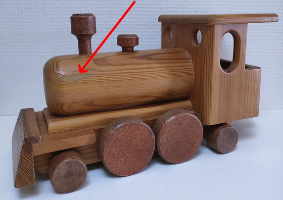 Image 1 of Wog Oostenrijk Vintage Houten Trein