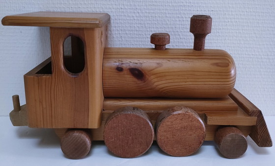 Image 1 of Wog Oostenrijk Vintage Houten Trein