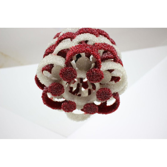 Image 1 of Vintage hanglamp van hard plastic, Tsjecho-Slowakije 1960