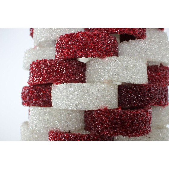 Image 1 of Vintage hanglamp van hard plastic, Tsjecho-Slowakije 1960