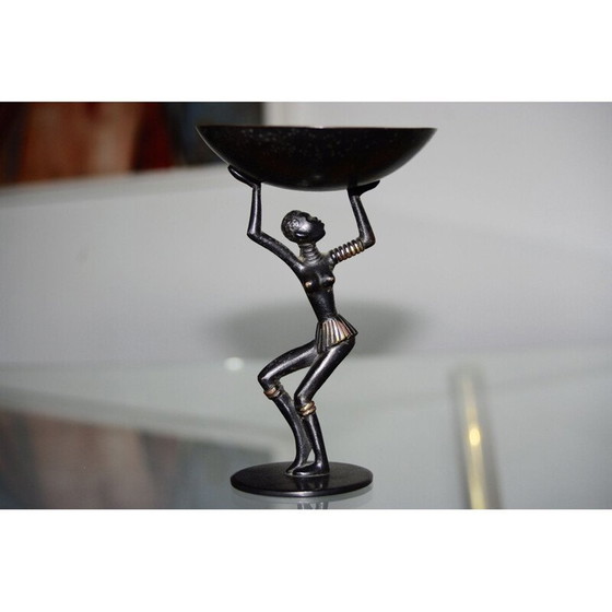 Image 1 of Vintage art deco bronzen sculptuur door Richard Rohac voor de Agénauer Workshops, 1930