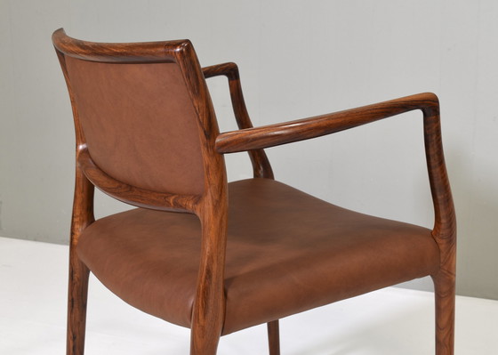 Image 1 of Niels O. Møller Model 65 Eetkamerstoelen - Denemarken, 1968