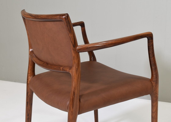 Image 1 of Niels O. Møller Model 65 Eetkamerstoelen - Denemarken, 1968