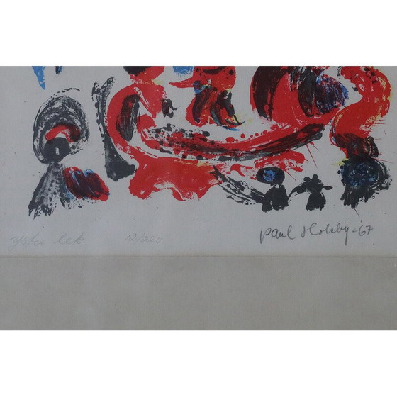 Image 1 of Vintage schilderij van Paul Holsby, 1967