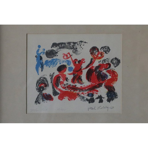 Image 1 of Vintage schilderij van Paul Holsby, 1967