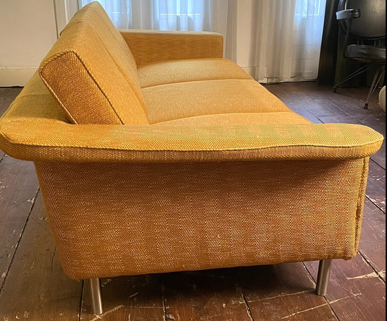 Image 1 of Vintage 3-zitsbank + fauteuil