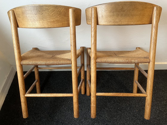 Image 1 of 2 X Børge Mogensen Eetkamerstoelen