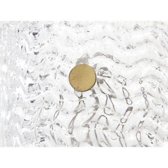 Image 1 of Paar vintage scandinavische kristallen wandlampen