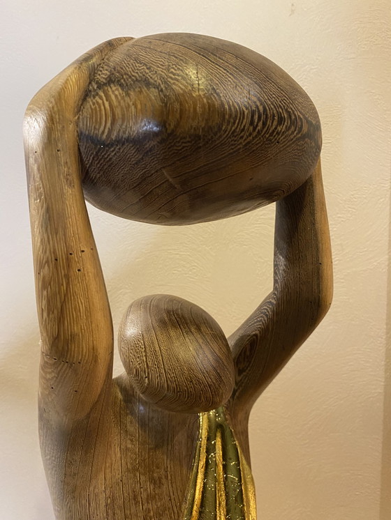 Image 1 of Wim van Mossevelde - Golden dance sculptuur