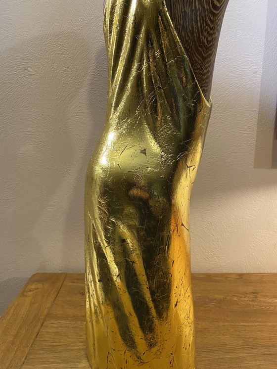 Image 1 of Wim van Mossevelde - Golden dance sculptuur