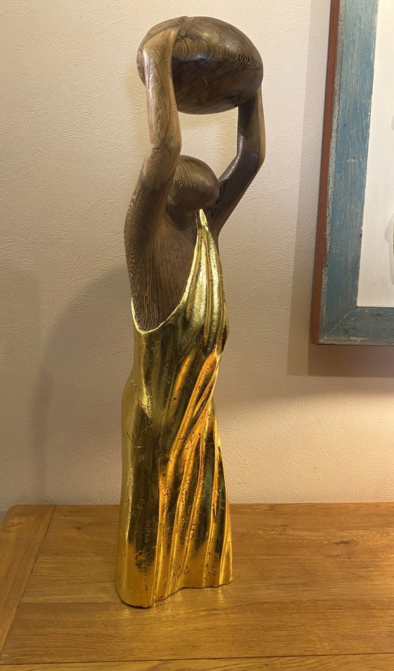 Image 1 of Wim van Mossevelde - Golden dance sculptuur