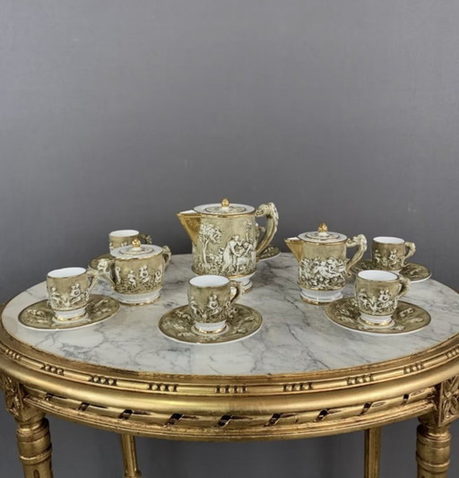 Vintage Capodimonte koffieset