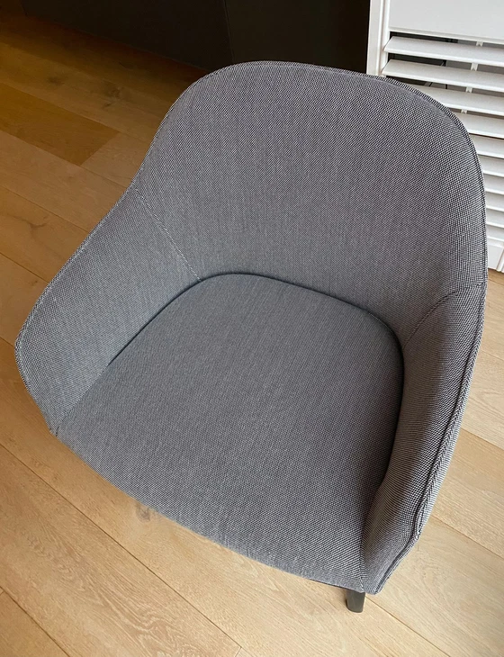 Image 1 of 6X Vitra Kuip Eetkamer Stoelen Exclusief Poten