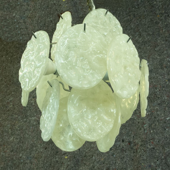 Image 1 of Plafondlamp Met ophangelementen, metaal, kunststof, jaren 1960