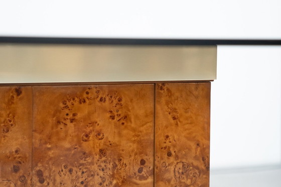 Image 1 of Tavolo Da Pranzo Vintage Attribuito A Jean Claude Mahey Per Roche Bobois - Anni '80