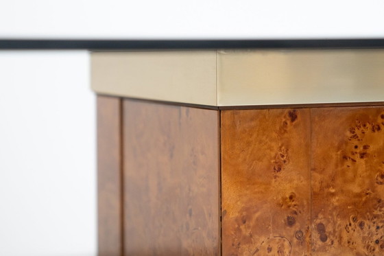 Image 1 of Tavolo Da Pranzo Vintage Attribuito A Jean Claude Mahey Per Roche Bobois - Anni '80