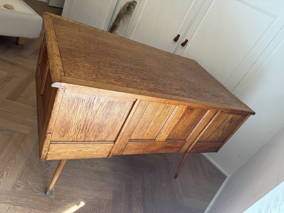 Image 1 of Vintage Houten Bureau