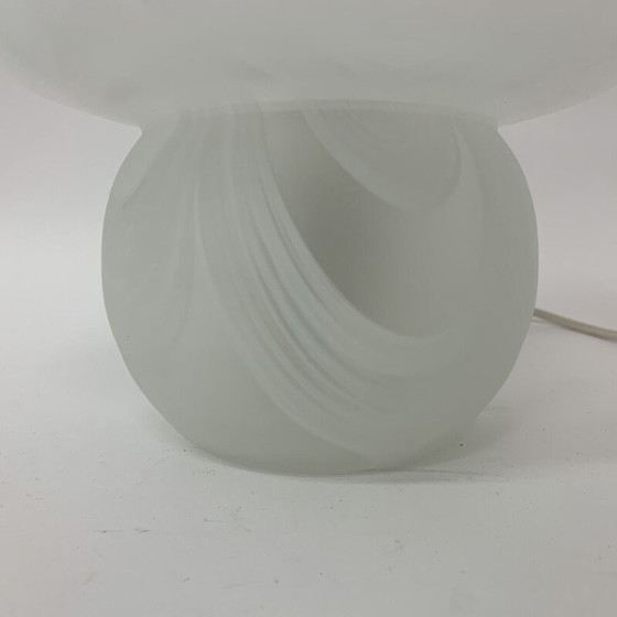 Image 1 of Vintage champignon glazen tafellamp, 1970