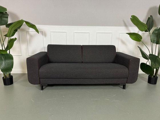 Image 1 of Rolf Benz Designer Premium Sofa Stof Grijs Bankje