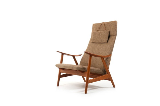 Image 1 of Mid-Century Teakhouten Loungestoel van Illum Wikkelsø voor Søren Willadsen Møbelfabrik