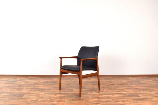 Mid Century Deense Teakhouten Leunstoel Door Grete Jalk Voor Glostrup, 1960S.