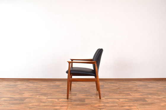 Image 1 of Mid Century Deense Teakhouten Leunstoel Door Grete Jalk Voor Glostrup, 1960S.