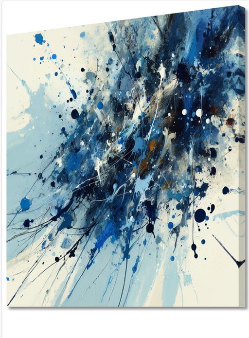 Jackson Pollock  ---Abstract Blue      