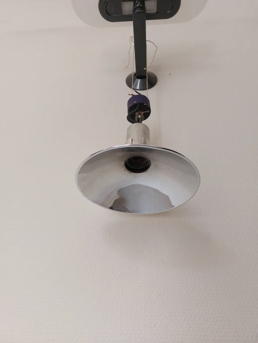 Mid-Century Chrome Ceiling Light/ Wall Light