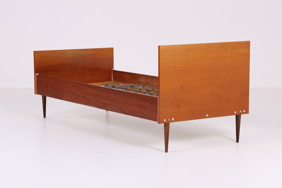 Image 1 of Vintage bed 60s | Mid Century verend bed bed frame daybed daybed hout retro 70s