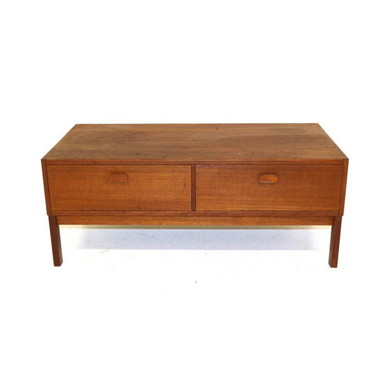 Image 1 of Vintage teakhouten console Zweden 1960