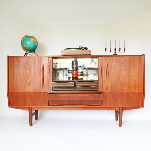 Vintage Deens Design Sideboard Dressoir Teak