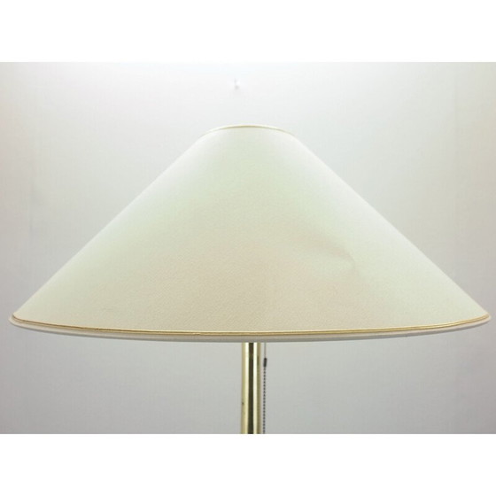 Image 1 of Vintage gouden vloerlamp in messing