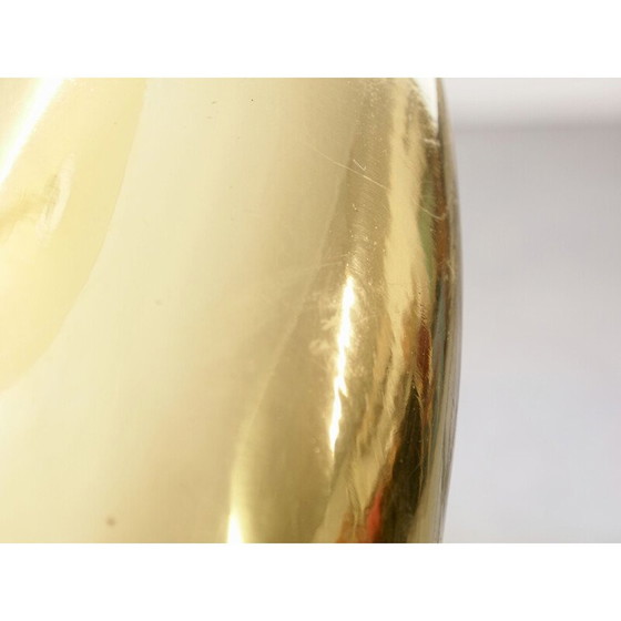 Image 1 of Vintage gouden vloerlamp in messing