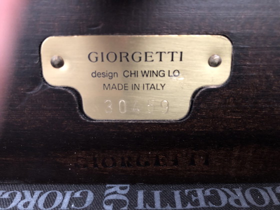 Image 1 of 2x Giorgetti by Chi Wing Lo voor Georgetti stoel