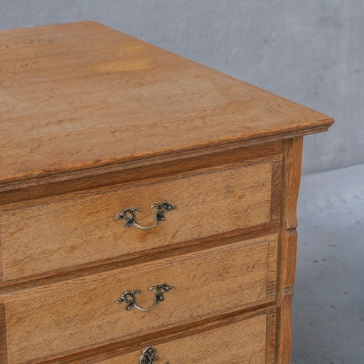 Deens eikenhouten bureau Mid Century, 1960