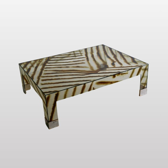 Image 1 of Vintage plexiglas zebra salontafel, 1980