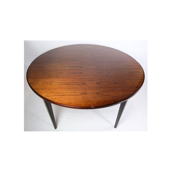 Image 1 of Palissander vintage model No. 55 eettafel van Omann Jun. A S, jaren 1960