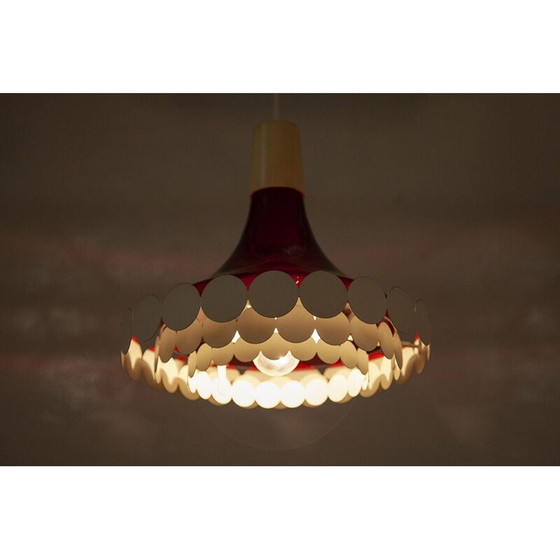 Image 1 of Geometrische plafondlamp van Doria Leuchten, 1970