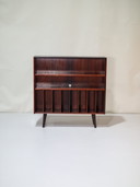 Lp Kast Platenkast Palissander Deens Vintage